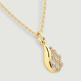 Luminous Checkered Diamond Pendant,,hi-res view 4
