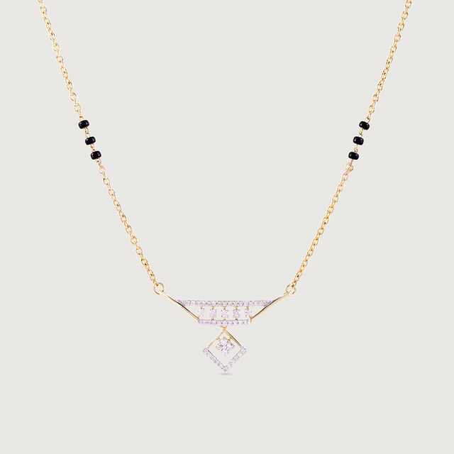 Celestial Prism Gold and Diamond Mangalsutra,,hi-res image number null