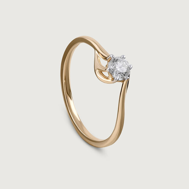 Moonlit Heart 14 kt Diamond Finger Ring,,hi-res image number null