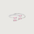 Sweet Spark Silver Toe Rings,,hi-res view 4