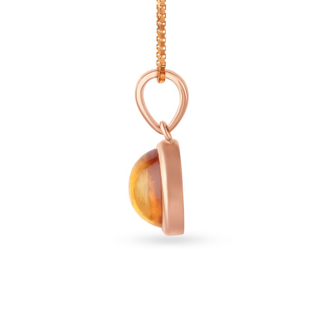 Mia Alluring 14kt Scorpio Birthstone Rose Gold Pendant,,hi-res view 3