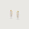 Versatile Radiant Gold Hoop Earrings,,hi-res view 5