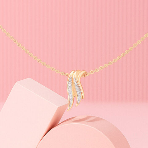 Groovy Glint Diamond Pendant