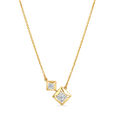 14KT Yellow Gold Shining Days Diamond Pendant With Chain,,hi-res view 3