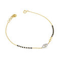 14KT Yellow Gold Evil Eye Mangalsutra Bracelet,,hi-res view 1
