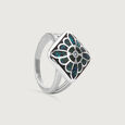 Mystic Mosaic Silver Ring,,hi-res view 4