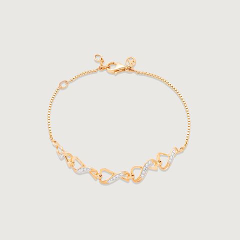 Radiant Crisscross Diamond Bracelet