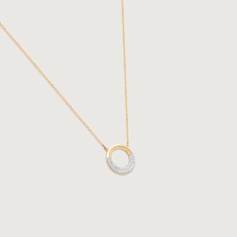 Orbit Glow Diamond Necklace
