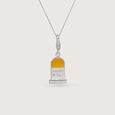 Birthday Milestone Yellow Silver Charm,,hi-res view 2