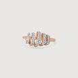 Spiral Symphony Gold & Diamond Finger Ring,,hi-res view 4