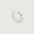 Textured Glow Silver Septum Ring,,hi-res view 5