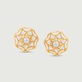 Twinkle Petal Diamond Stud Earrings,,hi-res view 3