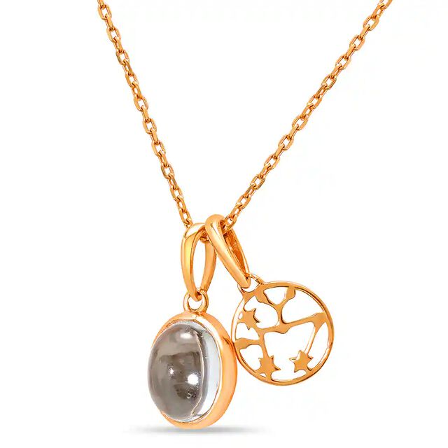 Mia Mystic 14KT Rose Gold Sagittarians Birthstone Pendant,,hi-res image number null