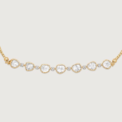 Timeless Grace Polki Diamond Bracelet