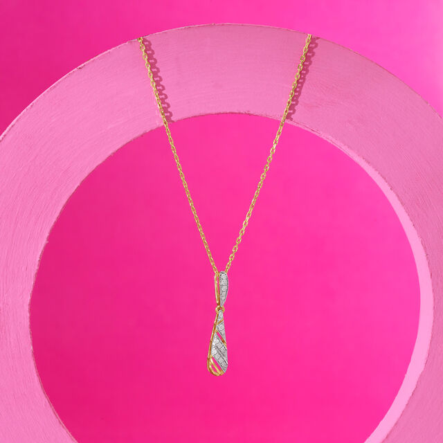 Graceful Drift Diamond Pendant,,hi-res image number null
