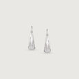 Ruffled Gleam Silver Earrings,,hi-res view 5