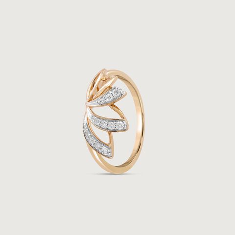 Petal Glow Diamond Ring