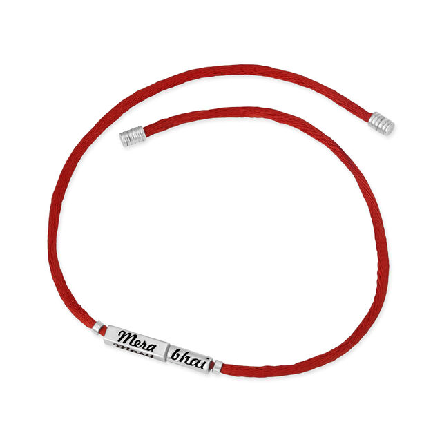 925 Silver Nickname Rakhi for Masti Bhai,,hi-res image number null