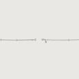 Bling Trail Silver Single Anklet,,hi-res view 5