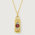 Graceful Guardian 18KT Pink Tourmaline Pendant with chain,,hi-res view 3