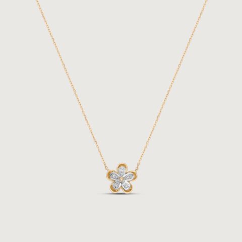 Blossom Whisper Diamond Necklace