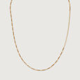 14KT Yellow-White Gold Link Chain,,hi-res view 3