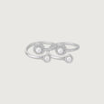 Chic Orbit Silver Toe Ring,,hi-res view 3