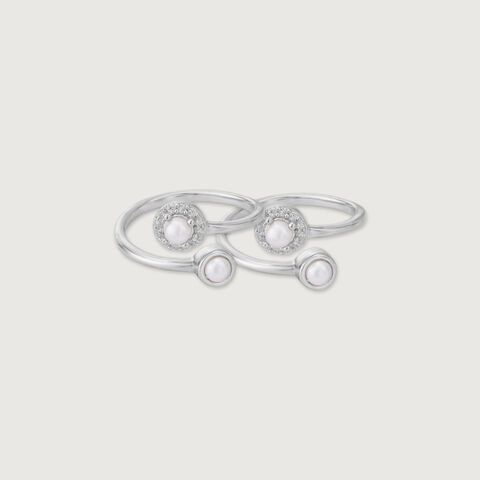 Chic Orbit Silver Toe Ring