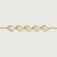Fluid Flame Diamond Bracelet,,hi-res view 3
