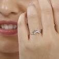 14KT Yellow And White Gold Detachable Rising Sun Diamond Ring,,hi-res view 5