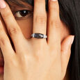 Refined Radiance Silver Finger Ring,,hi-res view 2