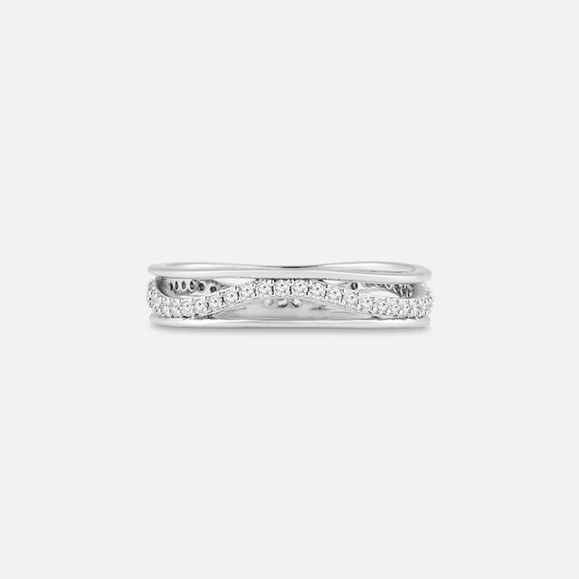 Harmonic Flow Silver Finger Ring,,hi-res image number null