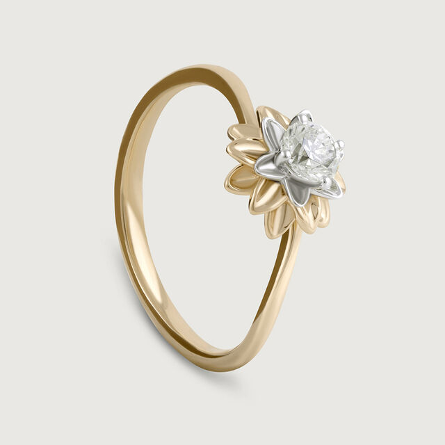 Eternal Bloom 14 kt Gold & Diamond Ring,,hi-res image number null