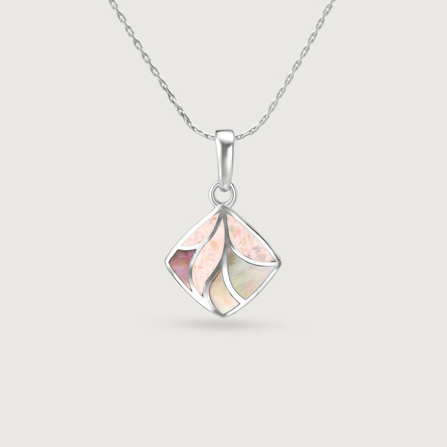 Graceful Sculpted Opal Silver Pendant,,hi-res image number null