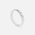 Modern Ripple Silver Finger Ring,,hi-res view 3