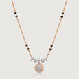 Timeless Treasures 14 Kt Gold and Diamond Mangalsutra,,hi-res view 3