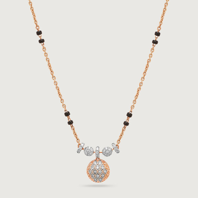 Timeless Treasures 14 Kt Gold and Diamond Mangalsutra,,hi-res image number null