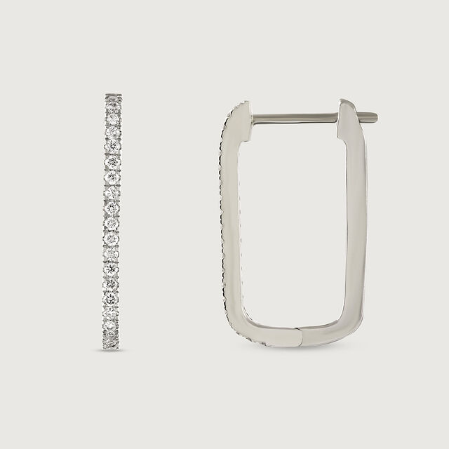 Minimalist Glow Gold & Diamond Hoop Earrings,,hi-res image number null