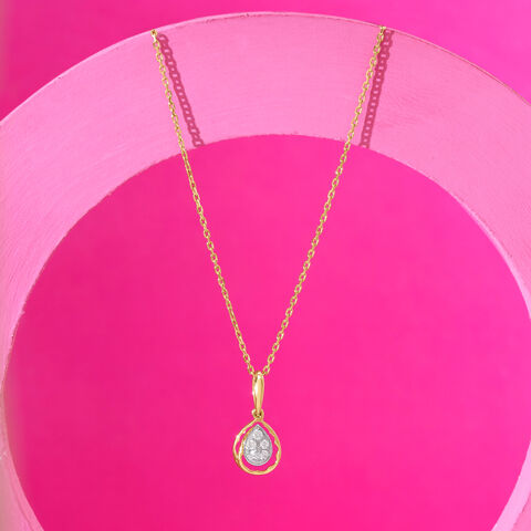 Drip Pop Diamond Pendant