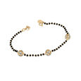 14 KT Yellow Gold Mangalsutra Bracelet,,hi-res view 1