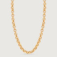 Ornate Loop 18KT Gold Chain,,hi-res view 3