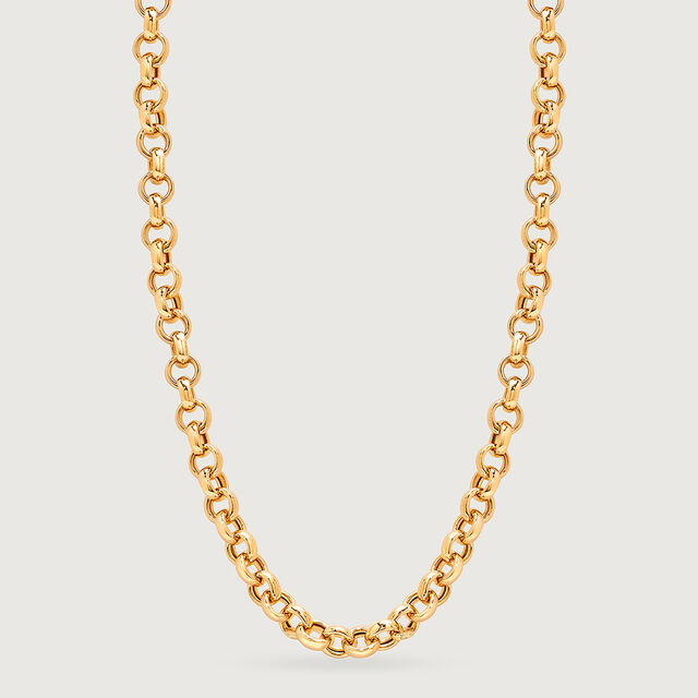 Ornate Loop 18KT Gold Chain,,hi-res image number null