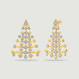 Dramatic Tiered Diamond Drop Earrings,,hi-res view 4
