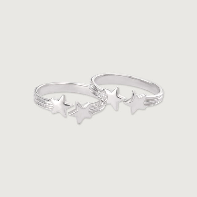 Twinkle Star Silver Toe Ring,,hi-res image number null