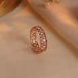 Prism Glamour Gold & Diamond Finger Ring,,hi-res view 1