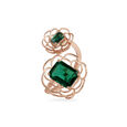 14KT Rose Gold Emerald Isle Finger Ring,,hi-res view 2