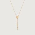 Lotus Aura Gold Necklace,,hi-res view 3