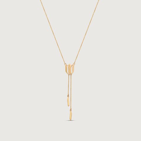 Lotus Aura Gold Necklace