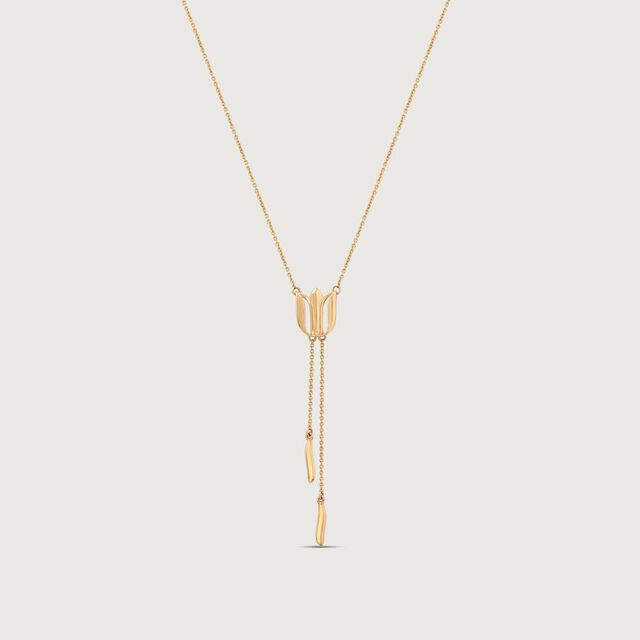 Lotus Aura Gold Necklace,,hi-res image number null