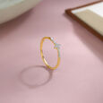 Twilight Twinkle 14KT Gold & Diamond Finger Ring,,hi-res view 1
